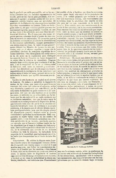 LAMINA ESPASA 26500: La casa de G. Leibniz