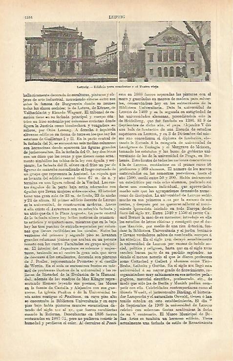 LAMINA ESPASA 26513: Teatro Viejo de Leipzig