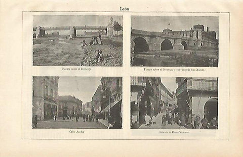 LAMINA ESPASA 26547: Puentes de Leon