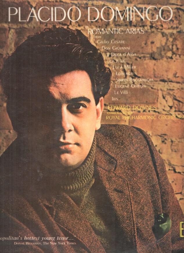 Lp: Placido Domingo en Arias Romanticas