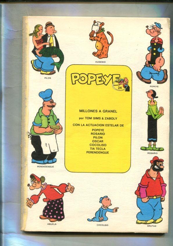 Popeye de Burulan edicion 1971 numero 24 (no conserva la cubierta)