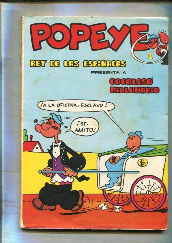 Popeye de Burulan edicion 1971 numero 01 (no conserva la cubierta) (hojas sueltas)