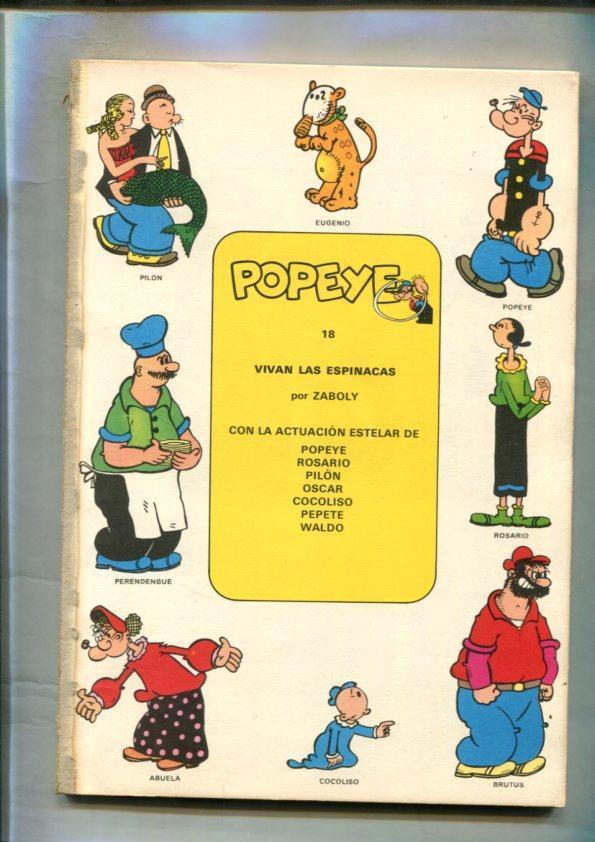 Popeye de Burulan edicion 1971 numero 18 (no conserva la cubierta)