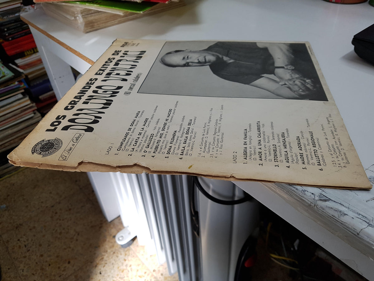 Lp: Los grandes exitos de Domingo Ventrici (el Zorzal calabres)