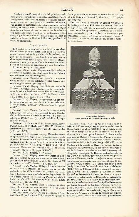 LAMINA ESPASA 1509: Urna de San Paladio