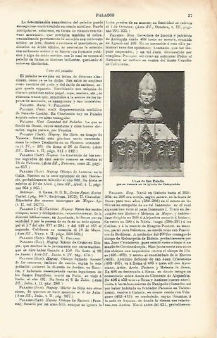 LAMINA ESPASA 1509: Urna de San Paladio