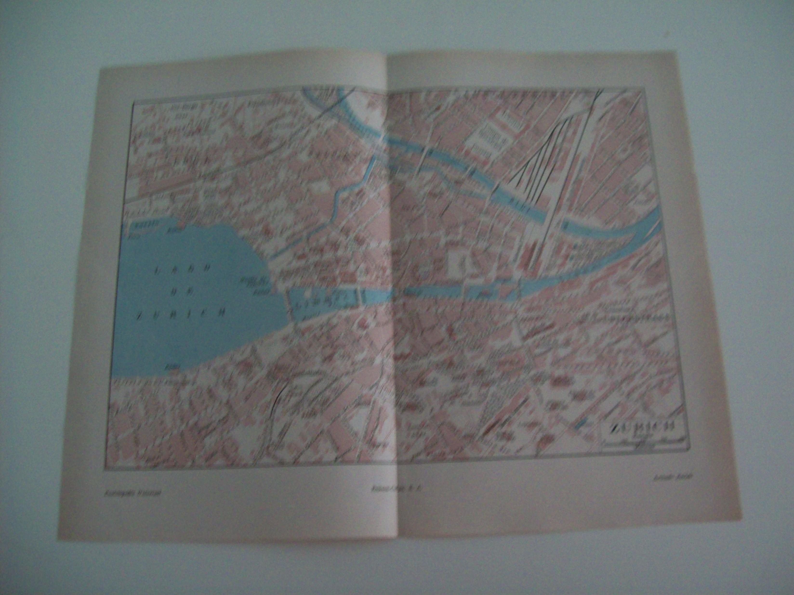 LAMINA ESPASA 1555: Plano de Zurich Suiza