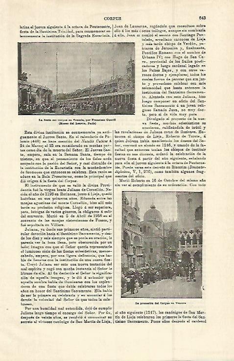 LAMINA ESPASA 15028: La fiesta del Corpus en Venecia