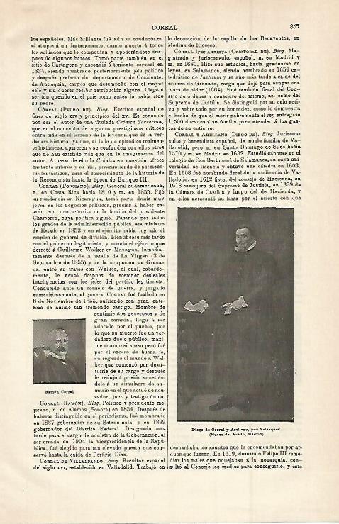 LAMINA ESPASA 15031: Diego de Corral y Arellano por Velazquez
