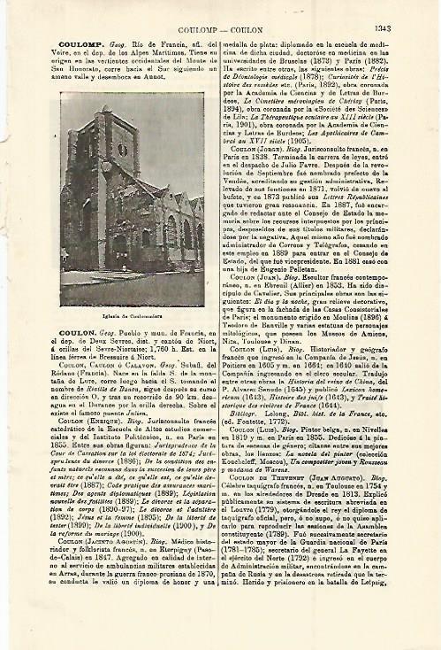 LAMINA ESPASA 15124: Iglesia de Coulommiers