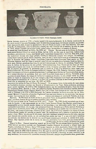 LAMINA ESPASA 15271: Porcelana de Vinevo