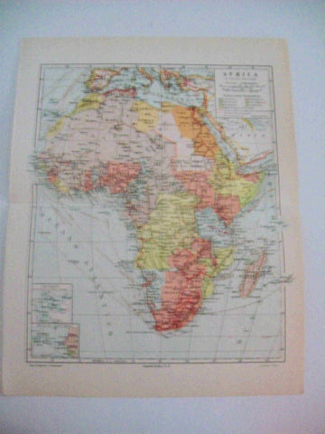 LAMINA ESPASA 15359: Mapa politico de Africa