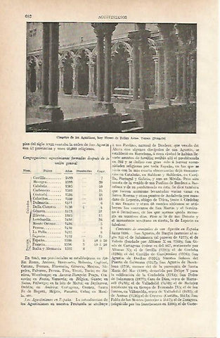 LAMINA ESPASA 15462: Claustro de los Agustinos en Toulouse
