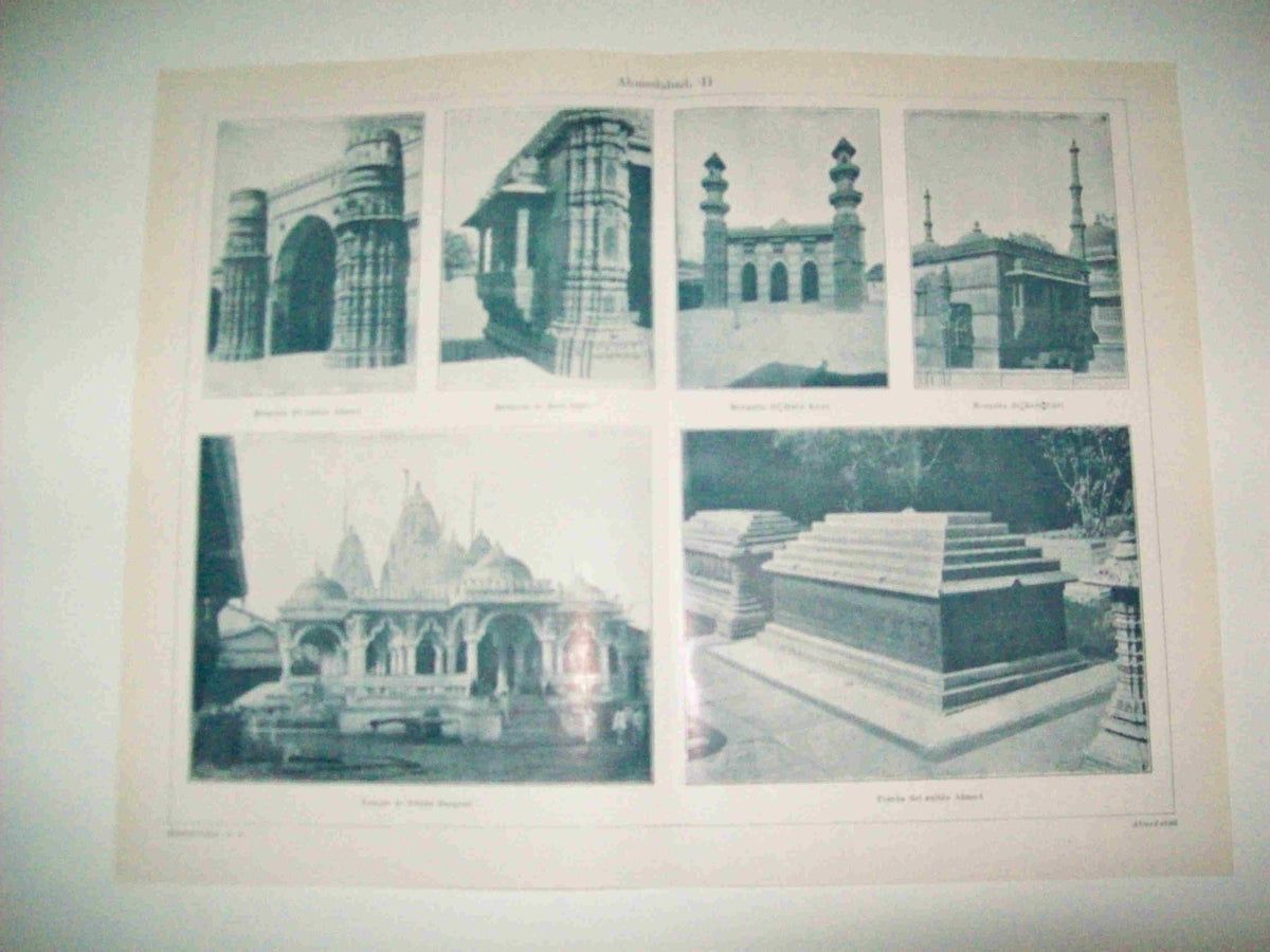 LAMINA ESPASA 15466: Vistas de Ahmedabad India