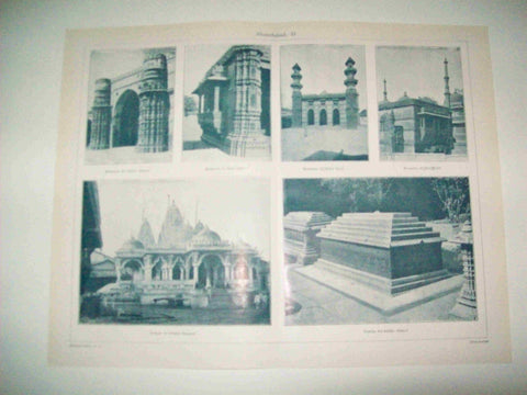 LAMINA ESPASA 15466: Vistas de Ahmedabad India