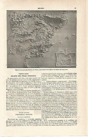 LAMINA ESPASA 15521: Mapa de la Peninsula Iberica