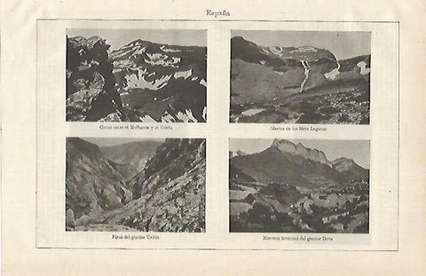 LAMINA ESPASA 15525: Glaciares de España