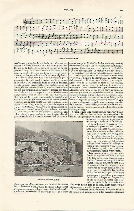 LAMINA ESPASA 15654: Musica de la muñeira