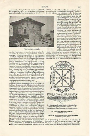 LAMINA ESPASA 15656: Casa de campo del Pais Vasco