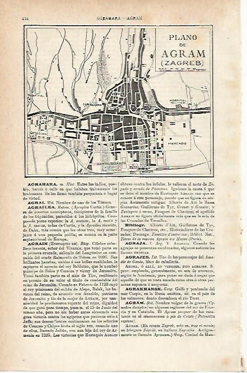 LAMINA ESPASA 15400: Plano de Agrem Zagreb