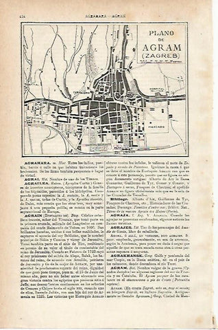 LAMINA ESPASA 15400: Plano de Agrem Zagreb