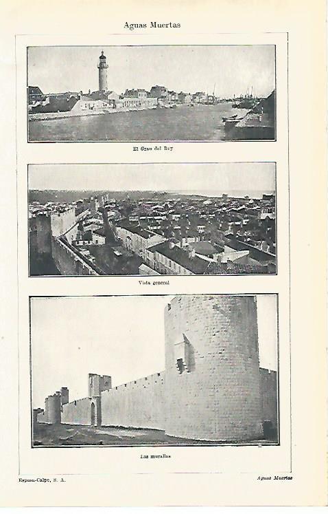 LAMINA ESPASA 15433: Vistas de Aguas Muertas