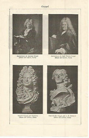 LAMINA ESPASA 15142: Autorretratos de Coypel