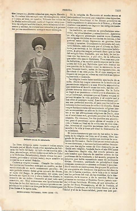 LAMINA ESPASA 15794: Soldado persa de caballeria