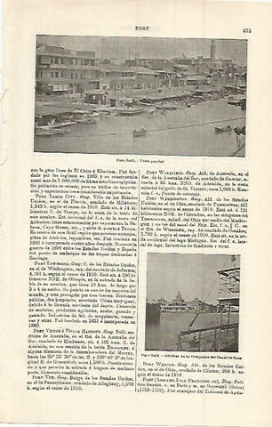 LAMINA ESPASA 15285: Vista de Port Said