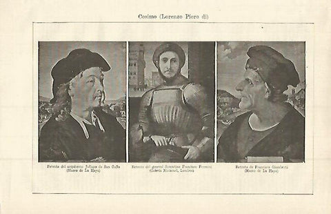 LAMINA ESPASA 15096: Retratos por Cosimo