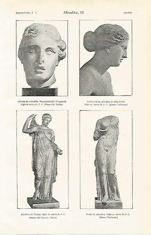 LAMINA ESPASA 15378: Esculturas de Afrodita