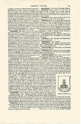 LAMINA ESPASA 15021: Escudo de Coronill Sevilla