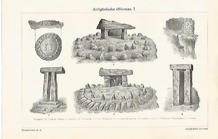 LAMINA ESPASA 15364: Antiguedades de Africa