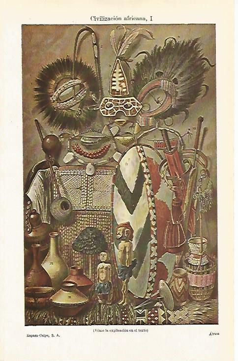 LAMINA ESPASA 15368: Civilizacion africana