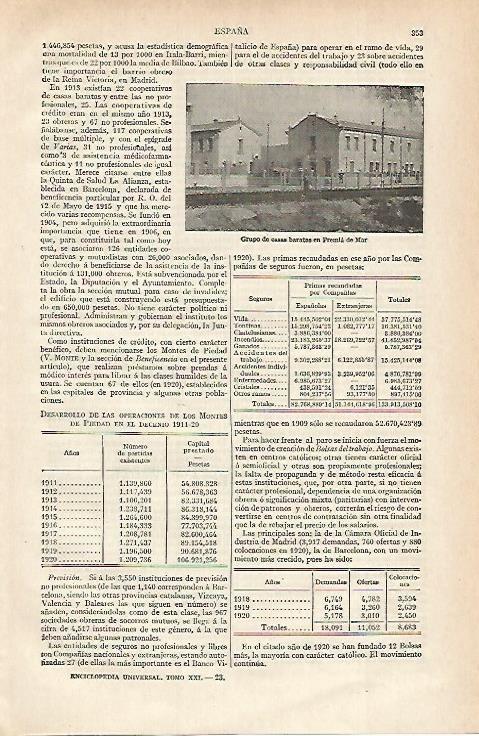 LAMINA ESPASA 15626: Casas baratas en Premia de Mar Barcelona