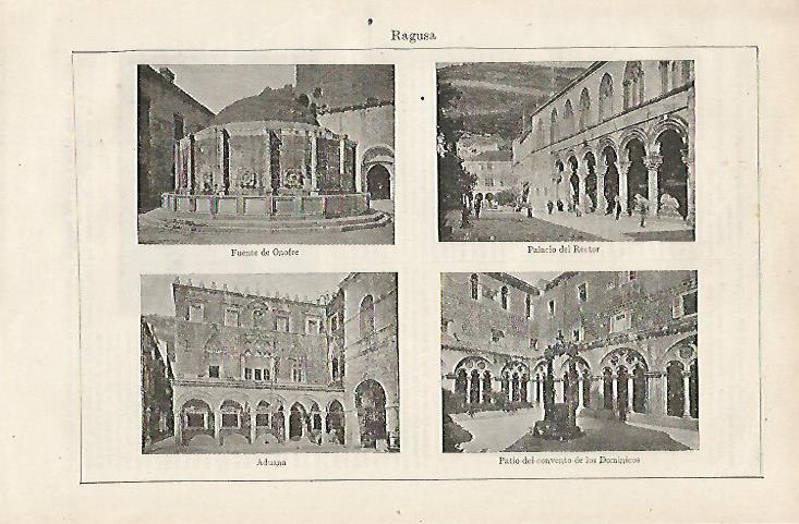 LAMINA ESPASA 15914: Edificios de Ragusa Italia