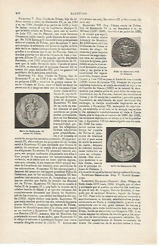 LAMINA ESPASA 15920: Sellos de Raimundo VI de Tolosa y Raimundo VII de Francia