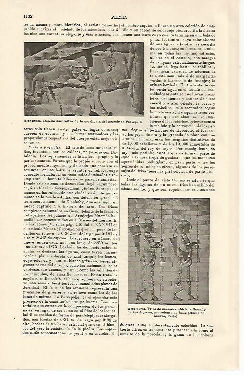 LAMINA ESPASA 15799: Bajorrelieves del Palacio de Persepolis