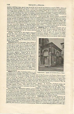 LAMINA ESPASA 15862: Iglesia de los Santos Pedro y Pablo en Pescia Italia