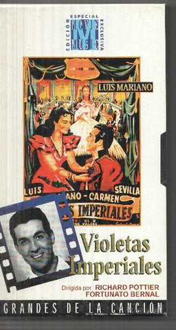 VHS: Violetas Imperiales con Carmen Sevilla y Luis Mariano