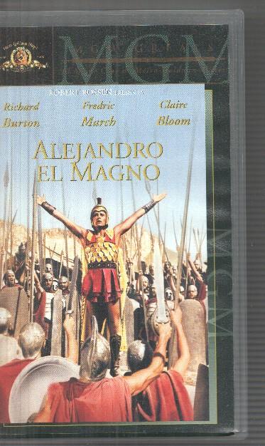 VHS: Alejandro el Magno con Richard Burton, Fredric March y Clarie Bloom