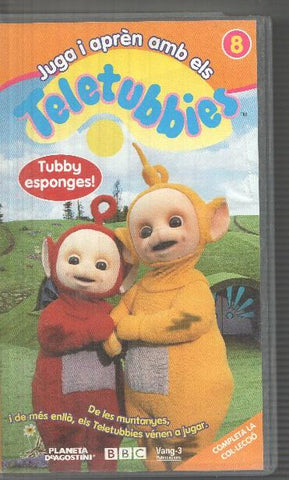 VHS: Juga i aprend amb els Teletubbies, volumen 8 (en catala)