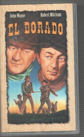 VHS: El dorado con Robert Mitchum, John Wayne  