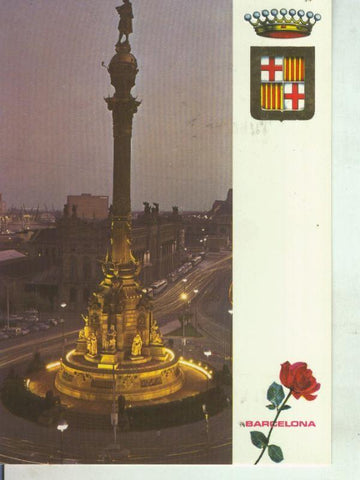 Postal 011463: Monumento a Colon en Barcelona