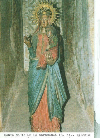Postal 012509: Virgen Santa Maria de la Esperanza