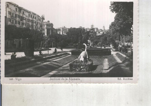 Postal 014062: Jardines de la alameda de Vigo