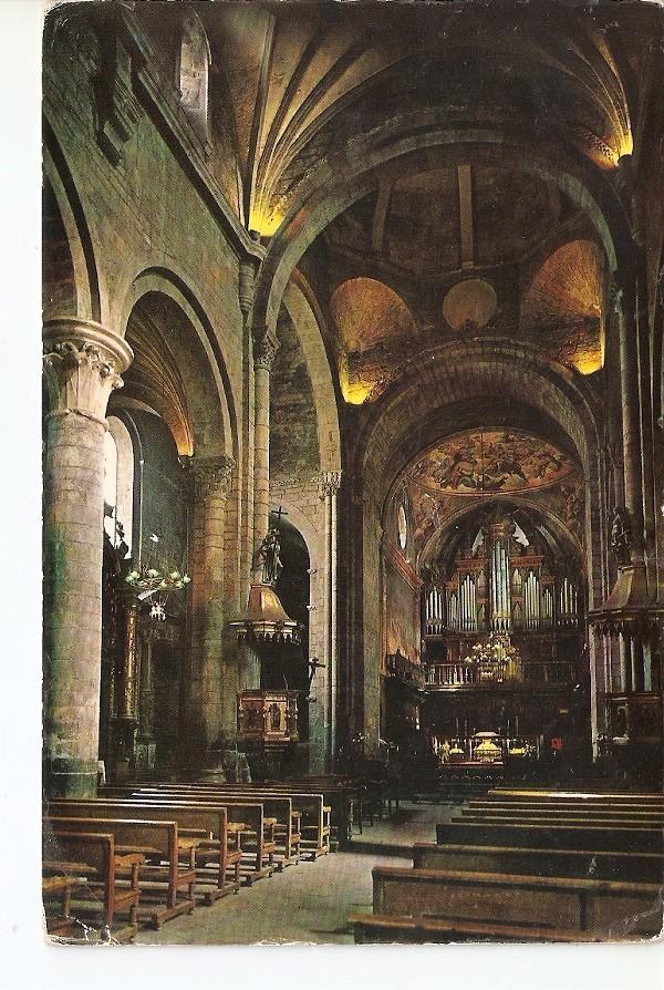Postal 026087 : Catedral siglo XI Jaca (Pirineo Aragones)
