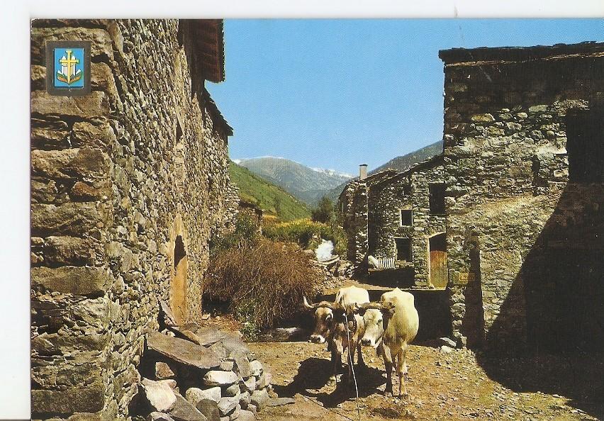 Postal 033984 : Setcases (Gerona). Pirineu Catala. rincon tipico de alta montaña