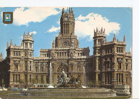 Postal 037622 : Madrid. La Cibeles y Palacio de Comunicaciones