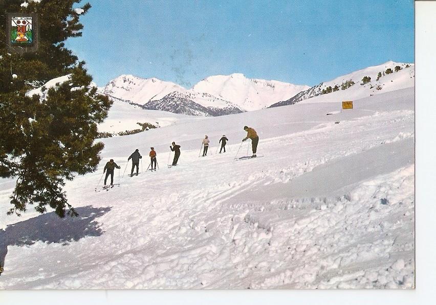 Postal 041512 : Pirineu Catala (Lleida). Vall dAran. Baqueira. Un aspecte de las pistes